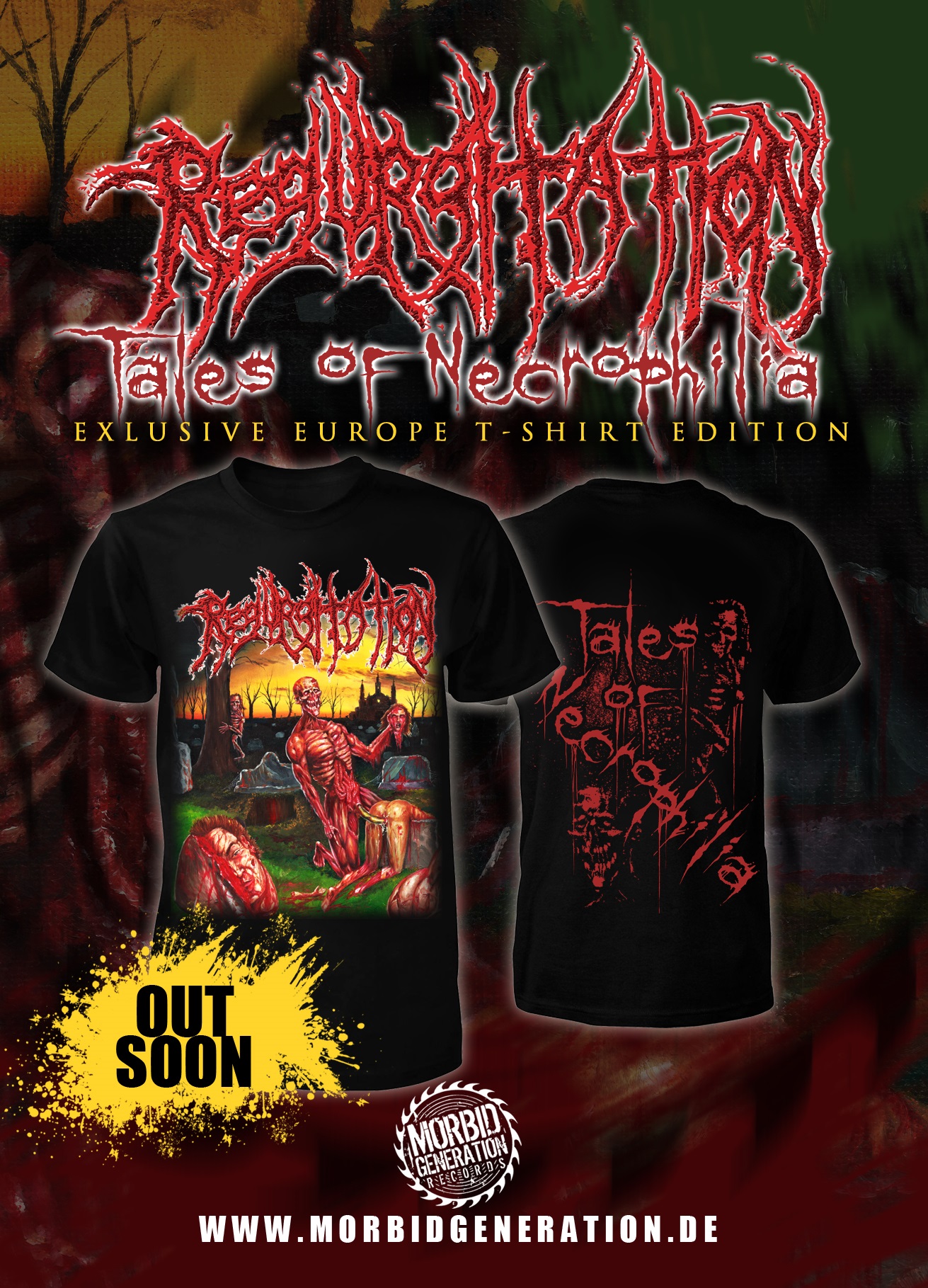 REGURGITATION - Tales Of The Necrophile T-Shirt (EU-Version)