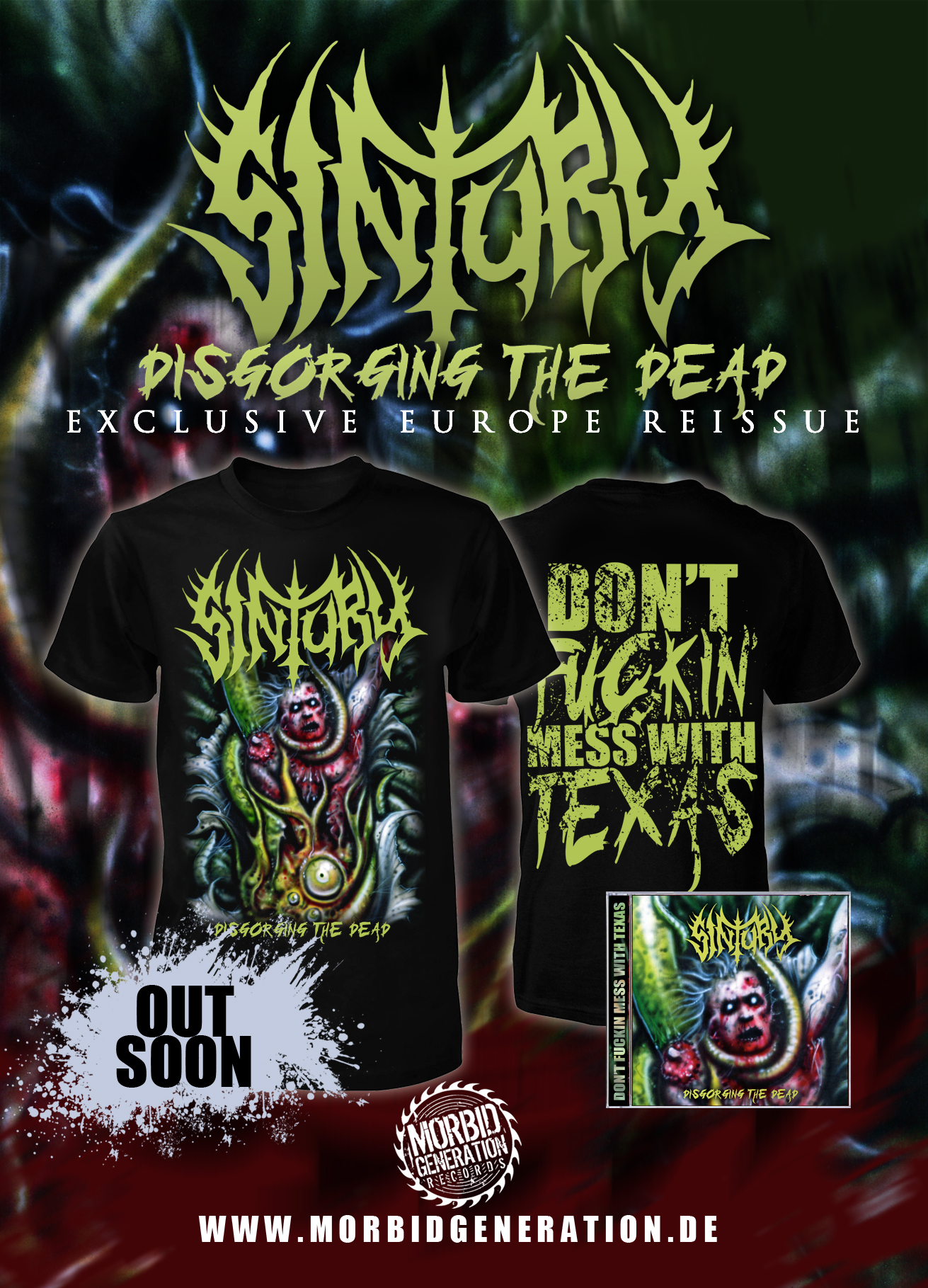 SINTURY - Disgorging The Dead Reissue CD (EU-Version)