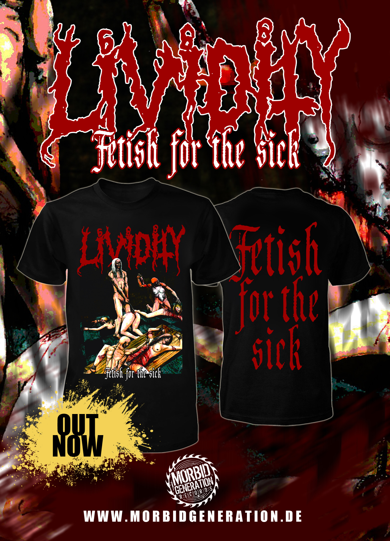 LIVIDITY - Festish For The Sick T-Shirt