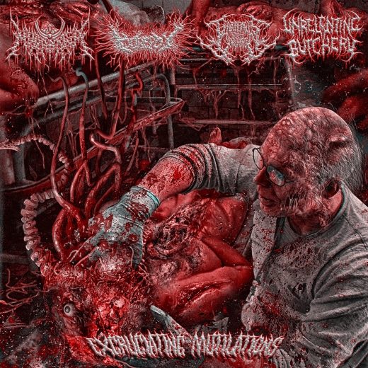 V.A. Excruciating Mutilations - 4 Way Split CD