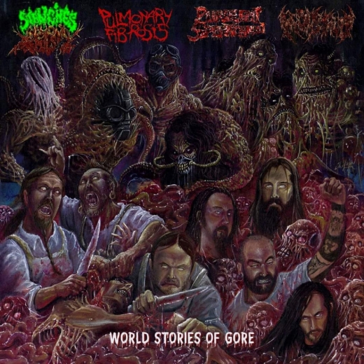 V.A. World Stories Of Gore - 4 Way Split CD