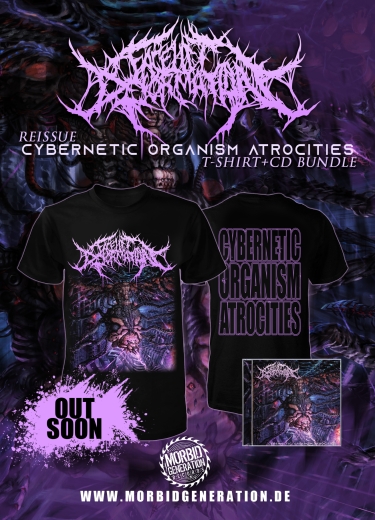 FACELIFT DEFORMATION - Cybernetic Organism Atrocities CD+TS (M-XXXL) Pre-Order