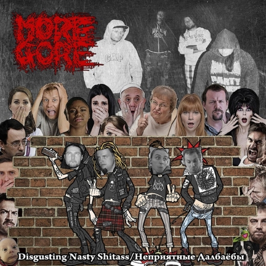 MORE GORE - Disgusting Nasty Shitass CD