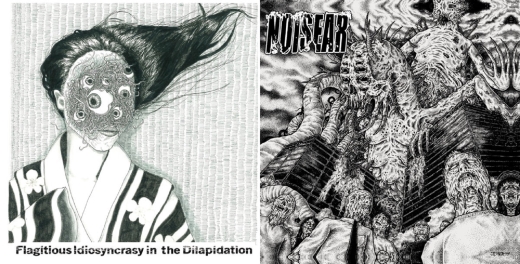 NOISEAR/FLAGITIOUS IDIOSYNCRASNY IN THE DILAPIDATION - Split CD
