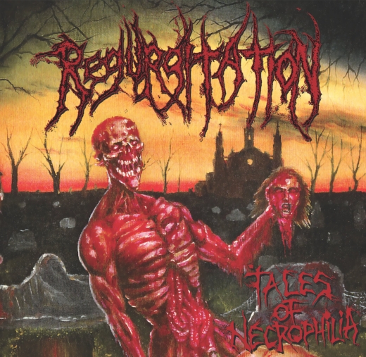 REGURGITATION - Tales Of Necrophilia LP (Oxblood & Mint Green Pinwheel with Black Splatter)
