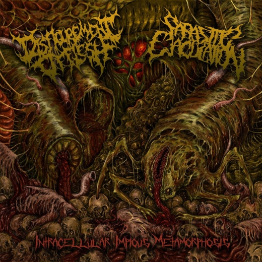 DISFIGUREMENT OF FLESH/PARASITIC EJACULATION - Split EP (black)