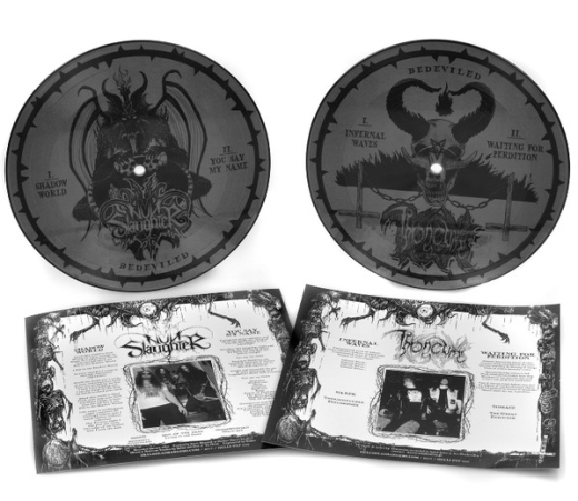 NUNSLAUGHTER/THRONEUM - Split Pic EP