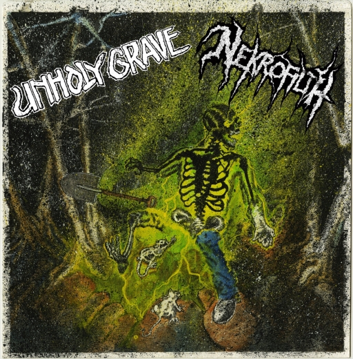 NEKROFILTH/UNHOLY GRAVE - Split 6'' EP