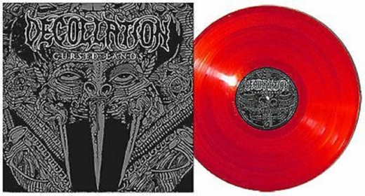 DECOLLATION - Cursed Lands (red) LP