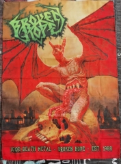 BROKEN HOPE - 100% Death Metal Flagge