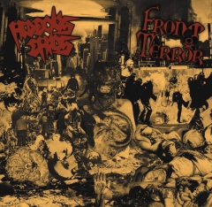 HIDEOUS CHAOS/FRONT TERROR - Split LP (Splatter)