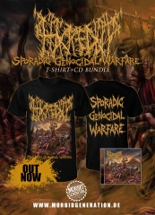 HACKED UP - Sporadic Genocidal Warfare CD+TS (Bundle)