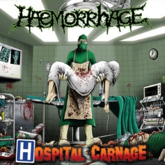 HAEMORRHAGE - Hospital Carnage LP (Kelly Green with Splatter)
