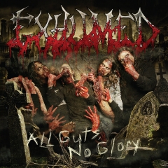 EXHUMED - All Guts,No Glory LP (Tri Color Merge with Splatter)