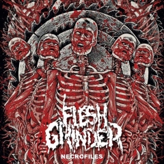 FLESH GRINDER - Necrofiles EP (red) EP