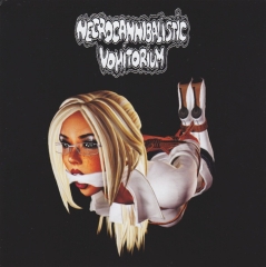 NECROCANNIBALISTIC VOMITORIUM / OXIDISED RAZOR - Split EP (red)