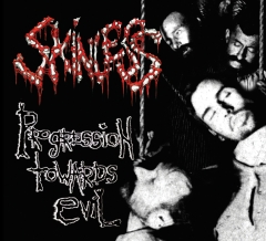 SKINLESS - Progression Towards Evil LP (blue/black marble)